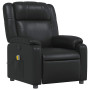 "Méga confort avec Fauteuil de Massage Inclinable Noir en Similicuir - vidaXL"