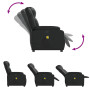 "Méga confort avec Fauteuil de Massage Inclinable Noir en Similicuir - vidaXL"