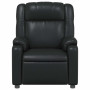 "Méga confort avec Fauteuil de Massage Inclinable Noir en Similicuir - vidaXL"