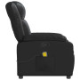 "Méga confort avec Fauteuil de Massage Inclinable Noir en Similicuir - vidaXL"