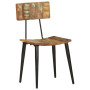 Dining chairs set of 2 solid reclaimed wood - vidaXL