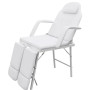 Fauteuil de Soins Esthétiques Blanc en Similicuir 185x78x76 cm - Confort & Élégance | vidaXL