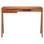 "Bureau en Bois d'Acacia Massif avec Tiroir - vidaXL 110x50x77 cm | Élégance et Fonctionnalité"