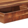 "Bureau en Bois d'Acacia Massif avec Tiroir - vidaXL 110x50x77 cm | Élégance et Fonctionnalité"
