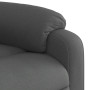 Recliner Chair Dark Grey Fabric - vidaXL