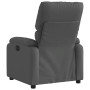 Recliner Chair Dark Grey Fabric - vidaXL