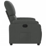 Recliner Chair Dark Grey Fabric - vidaXL
