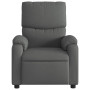 Recliner Chair Dark Grey Fabric - vidaXL