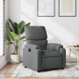 Recliner Chair Dark Grey Fabric - vidaXL