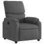 Recliner Chair Dark Grey Fabric - vidaXL