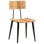 Chaises à manger lot de 2 Bois de manguier solide vidaXL - 44x40x80 cm