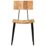 Chaises à manger lot de 2 Bois de manguier solide vidaXL - 44x40x80 cm