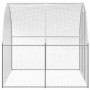 vidaXL Outdoor Chicken Coop Galvanized Steel - 3x2x2 m