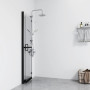 vidaXL Paroi de douche pliable en verre ESG transparent 100x190 cm