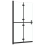 vidaXL Paroi de douche pliable en verre ESG transparent 100x190 cm
