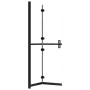 vidaXL Paroi de douche pliable en verre ESG transparent 100x190 cm