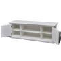 "Meuble TV vidaXL Blanc Bois - Design Élégant et Fonctionnel | Boutique en Ligne"