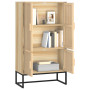 "Buffet Haut VidaXL 70x35x125 cm en Bois d'Ingénierie - Design Élégant & Rangement Optimisé"