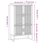 vidaXL High Buffet Table 70x35x125 cm Engineered Wood - Brown