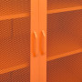 "Armoire de Rangement en Acier Orange vidaXL 80x35x101,5 cm - Élégance et Fonctionnalité"