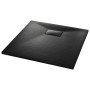 vidaXL SMC Shower Tray Black 90 x 90 cm