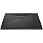 vidaXL SMC Shower Tray Black 90 x 90 cm