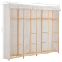 Garde-robe Blanc vidaXL 200 x 40 x 170 cm Tissu