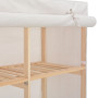 Garde-robe Blanc vidaXL 200 x 40 x 170 cm Tissu