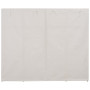 Garde-robe Blanc vidaXL 200 x 40 x 170 cm Tissu
