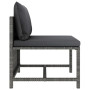 vidaXL Gray Anthracite Garden Sofa
