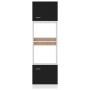 vidaXL Lyon Microwave Armoire - Black Engineered Wood
