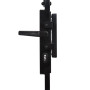 Portail de Clôture à Dessus Arqué avec Poteaux vidaXL - Élégance Durable 105x204 cm Noir | Achetez Maintenant