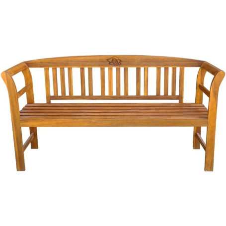 "Banc de Jardin en Bois d'Acacia vidaXL 157 cm - Élégance et Solidité pour Votre Extérieur"