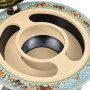 vidaXL Globe Bar Eucalyptus Wood Blue