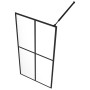 vidaXL Shower Screen Transparent Tempered Glass - 90x195 cm
