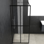Écran de douche en verre trempé vidaXL - 90x195 cm: transparence et élégance dans votre salle de bain!