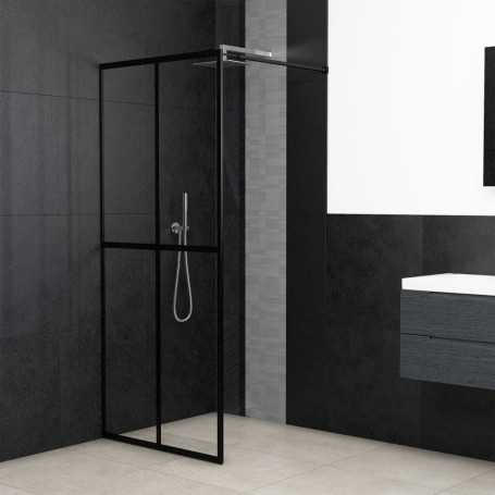 Écran de douche en verre trempé vidaXL - 90x195 cm: transparence et élégance dans votre salle de bain!