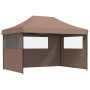 vidaXL Folding Pop-Up Reception Tent with 3 Side Walls