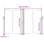 "Auvent Latéral Rétractable vidaXL Anthracite 180x600 cm - Protection & Élégance pour Votre Espace Extérieur"