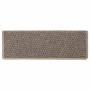vidaXL Self-adhesive Stair Mats - 15 pcs 65x21x4 cm Dark Beige