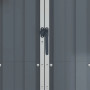"Méga Abri de jardin Gris en Acier Galvanisé vidaXL - 116x45x175 cm | Durable & Économique"