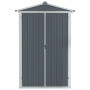 "Méga Abri de jardin Gris en Acier Galvanisé vidaXL - 116x45x175 cm | Durable & Économique"