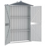 "Méga Abri de jardin Gris en Acier Galvanisé vidaXL - 116x45x175 cm | Durable & Économique"