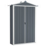 "Méga Abri de jardin Gris en Acier Galvanisé vidaXL - 116x45x175 cm | Durable & Économique"