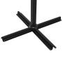 vidaXL White Sand Garden Parasol with Cantilever and Wooden Pole