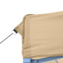 Tente de réception pliable Pop-Up vidaXL - 580 x 292 x 315 cm - Beige