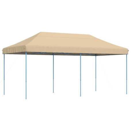 Tente de réception pliable Pop-Up vidaXL - 580 x 292 x 315 cm - Beige