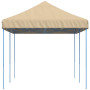 Tente de réception pliable Pop-Up vidaXL - 580 x 292 x 315 cm - Beige