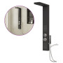 Système de panneau de douche Aluminium vidaXL - Noir