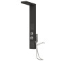 Système de panneau de douche Aluminium vidaXL - Noir
